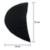 HAND ® Men’s Canvas Lined Shoulder Pads Black, Style 002-2