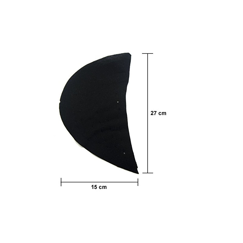 HAND ® Men’s Canvas Lined Shoulder Pads Black, Style 002-2