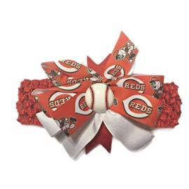 Reds Baby Girl Boutique Bow Crocheted Headband