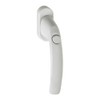 HOPPE Duraplus Atlanta Window Handle in Aluminium Traffic White (with