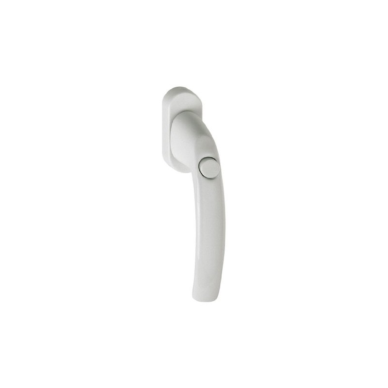 HOPPE Duraplus Atlanta Window Handle in Aluminium Traffic White (with