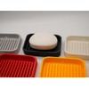 Modern Soap Dish, Bathroom Sink Holder with Drainage, 10.5 x