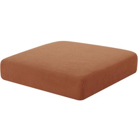 Hokway Couch Cushion Covers Stretch Cushion Covers Sofa Seat Cushion Slipcover Cushion Protector(Brick, Small)