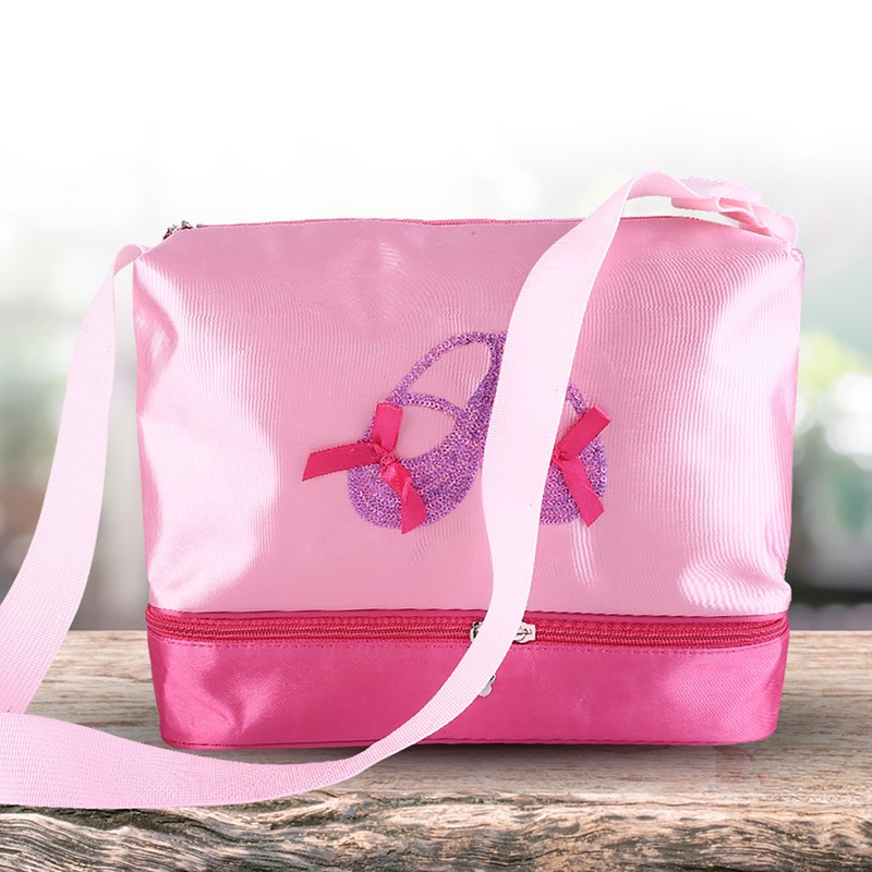 Girls Ballet Handbag Child Ballerina Kids Ballet Sequined Dance Shoulder