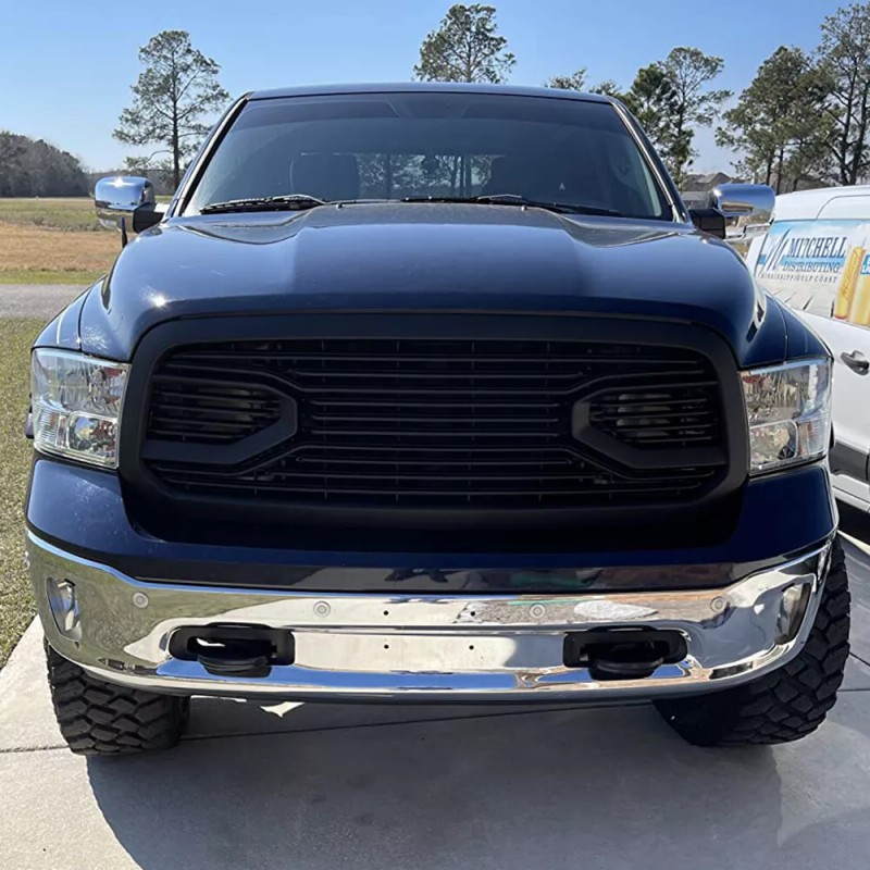 Unbranded Front Bumper Upper Grill For 2013-2018 Dodge Ram 1500