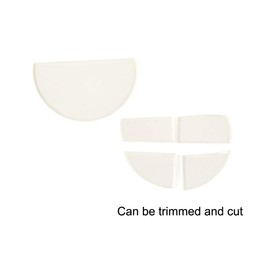 Stick On Bifocal Lenses Reader Magnifying Adhesive Reading Lens Sticker Cycling Sunglasses Bike Glasses Magnifier Add On (Transparent, +3.0)