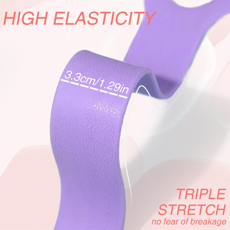 Ninnyi 3 Pcs Resistance Band Women, Figure 8 Exercise Resistance