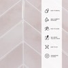 AllDecoo Peel and Stick Backsplash for Kitchen,New Upgrade Herringbone Premium