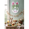 20 Inch Easter Bunny Wreath for Front Door Home and