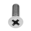 NOTRICKT MS-019 M5x16 Cross Hole Countersunk Machine Screw, Stainless Steel,
