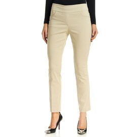 Ruby Rd. Women's Pull-On Solar Millennium Super Stretch Pant, Chino, 16