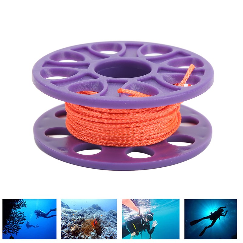 Diving Spool Plastic Prevent Winding Lightweight Diving Finger Reel with