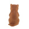 Red Stone Figurine, Brown, Approx. 7.1 x 3.9 x 6.3