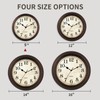 HYLANDA Wall Clock, 9 Inch Silent Non Ticking Classic Battery