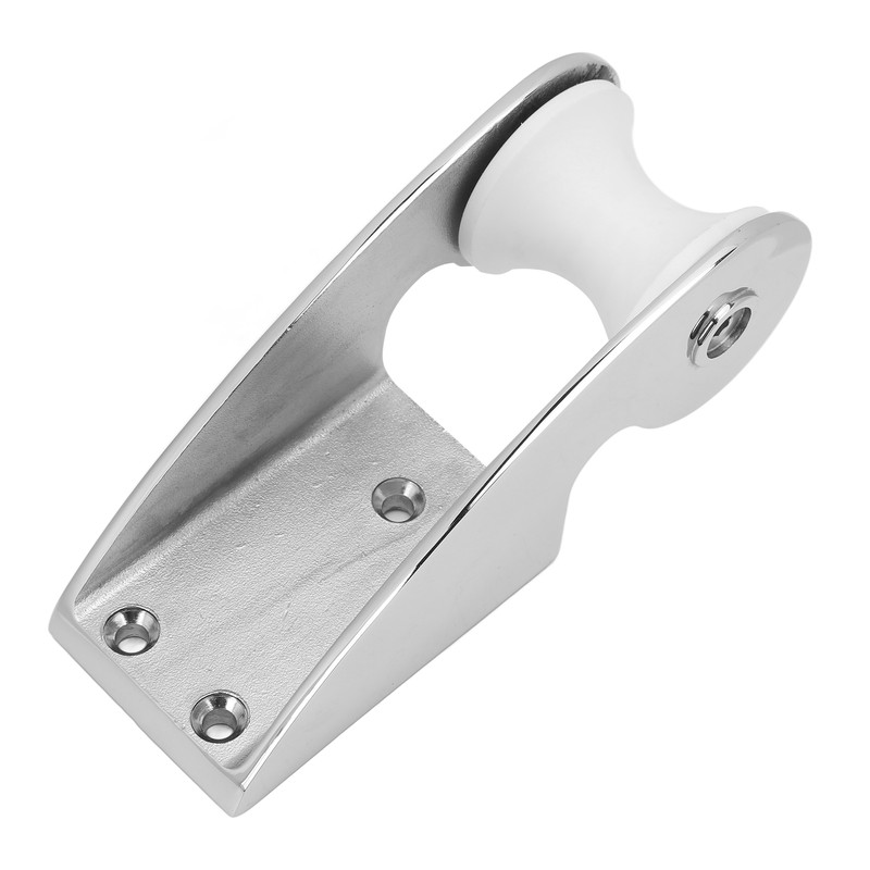 Boat Bow Anchor Roller Bracket Nylon Pulleys Anti Slip Rubber