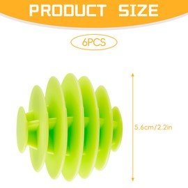 Lotsdonxia 6 Pcs Tumble Dryer Balls | Reusable Anti-Tangle Laundry Balls for Washing Machine & Dryer | Reduce Creases, Soften Clothes(3 Colors)