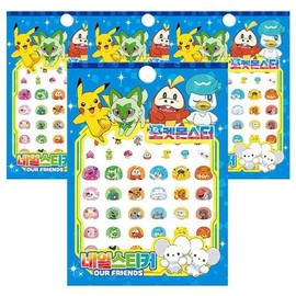 Nail Sticker Character Pokémon Children's Nail Decor 4P