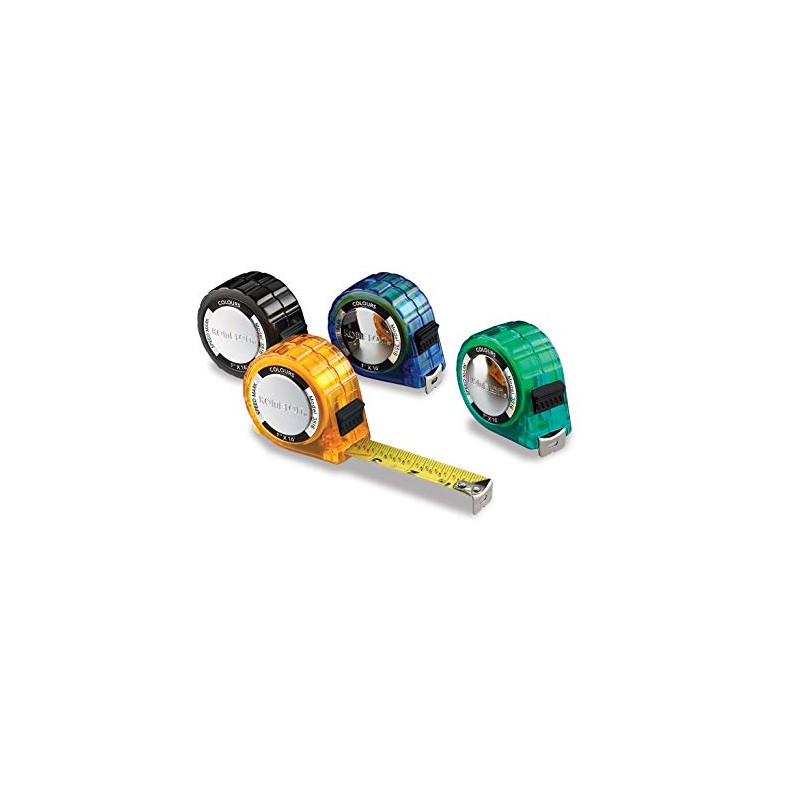 Komelon 3516 Colours Tape Measure with Acrylic Coated Steel Blade