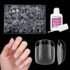 Short Square Nail Tips, Venares 500 Pcs Short Nail Tips