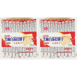 Soda Crackers, White Sesame Flavor, 450g, 2 Pack