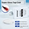 JODSONE 2 Bottles 18ml Top Coat Base Coat Gel Polish