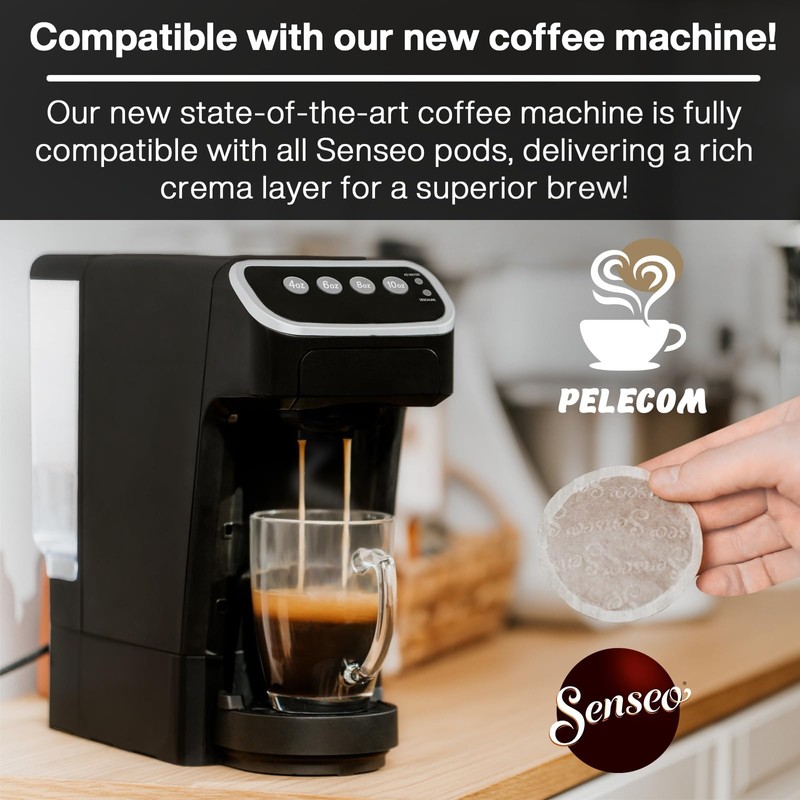 Senseo Decaf Medium Roast Coffee Pods – 240 Count (5