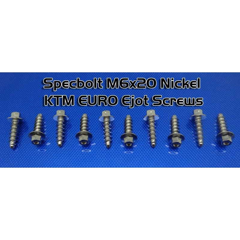 Specbolt Fasteners Nickel Wurks Bolt Kit for KTM and Other