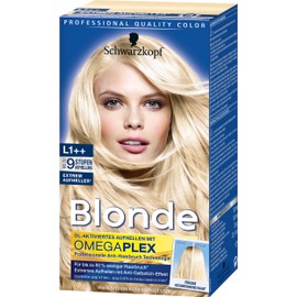 Schwarzkopf Blonde L1++ Extreme Brightener Plus, Level 3, Pack of 3 (3 x 143 ml)