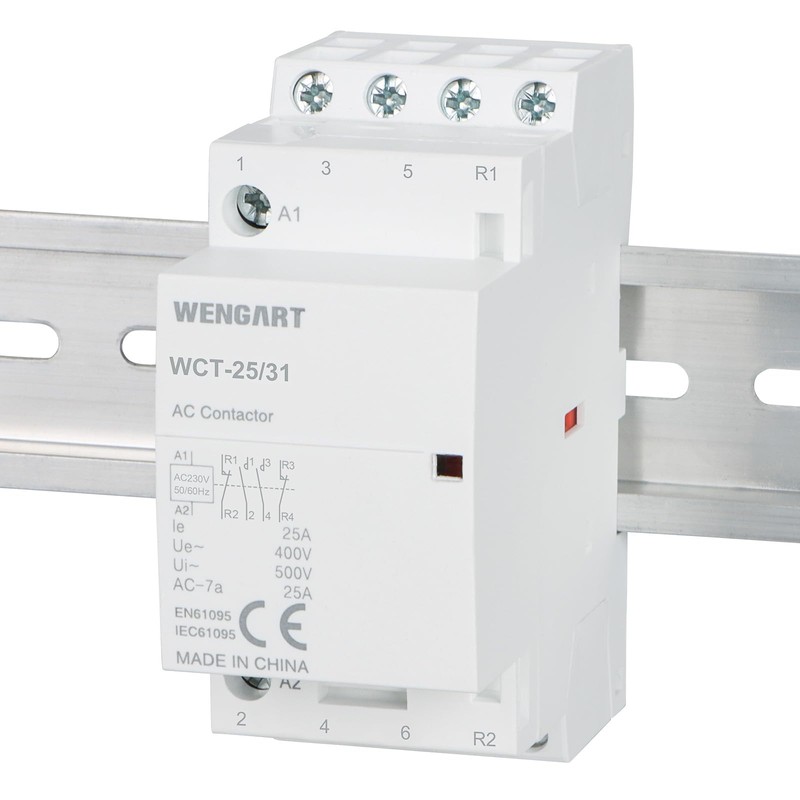 Wengart Household Contactor WCT-25, 3NO1NC, AC230V 25A, Precise Control, High