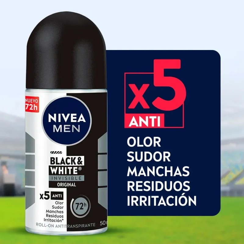 Pack X3 Desodorante Men Black & White 50ml Nivea
