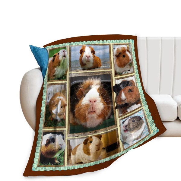 Citoir Guinea Pig Blanket Cute Guinea Pig Throw Blanket Lovely