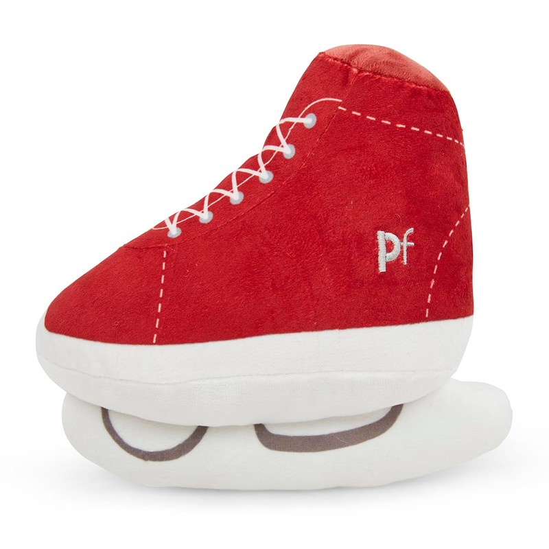 Petface Ivy Ice Skate Plush Dog Toy with Built-In Squeaker