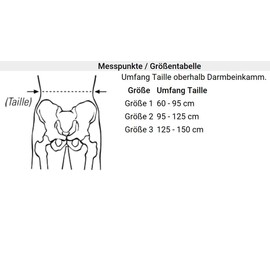 bort bort 104070 Gr. 1 Nabelbruch-Bandage inklusive Pelotte, Größe 1, weiß