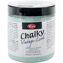 Viva Decor Acrylic Chalky Vintage-Look Paint 8 oz-Aqua