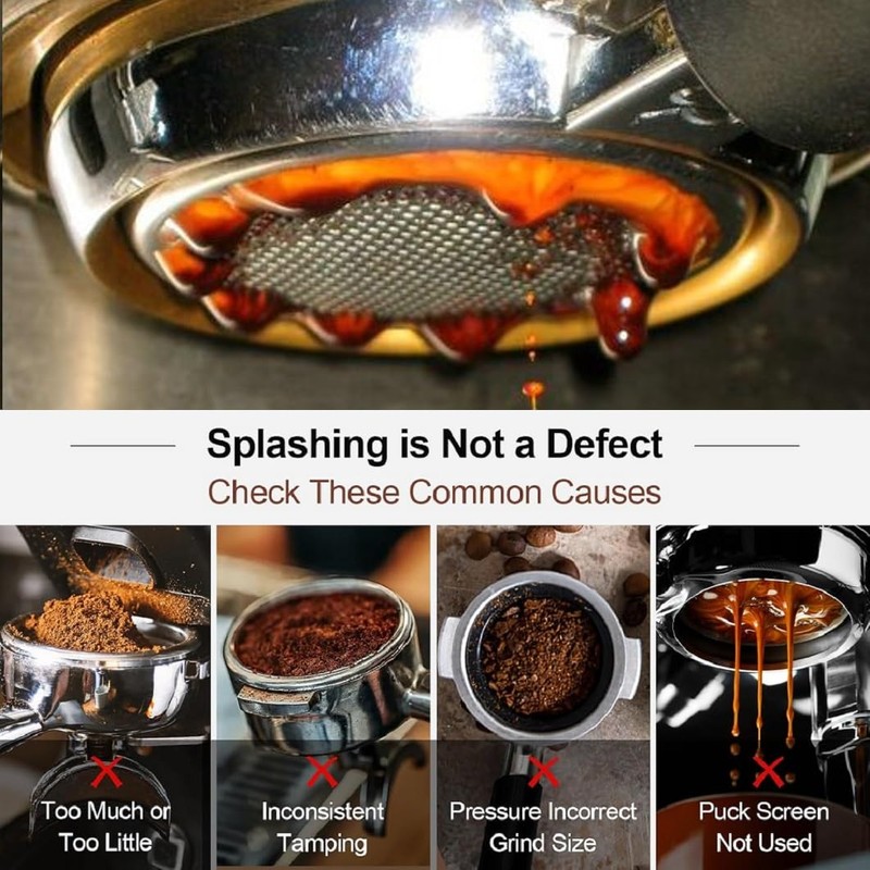 Bottomless Portafilter 58 mm for GAGGIA Espresso Machines, Walnut Wood