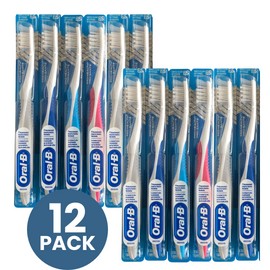 Oral-B 12-Pack Oral-B CrossAction Gentle Clean Manual Toothbrush 35 Extra Soft Bristles