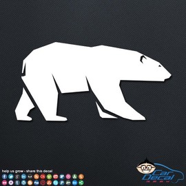 Polar Bear Vinyl Decal Sticker for Car Truck Window Laptop Wall Cooler Tumbler | Die-Cut/No Background | Multiple Sizes and Colors, 20-Inch, Blue