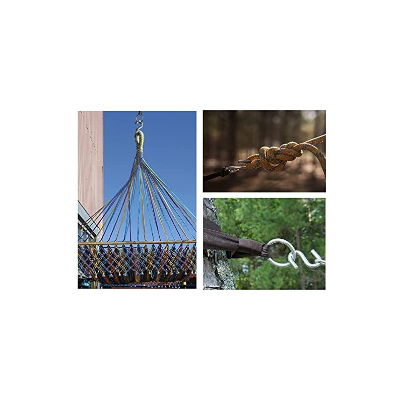 Stainless Steel Heavy Duty S Hook 8mm Thick Hammock S-Hook