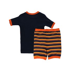 Lazy One Short-Sleeved Summer Pajama Set for Girls and Boys, Kid Pajama Set, Sea Monster, Octopus, Ocean (Beware Of The Kraken, 8)