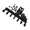 Ciieeo Owl Design Coat Hooks Decorative Wall Mounted Coat Rack