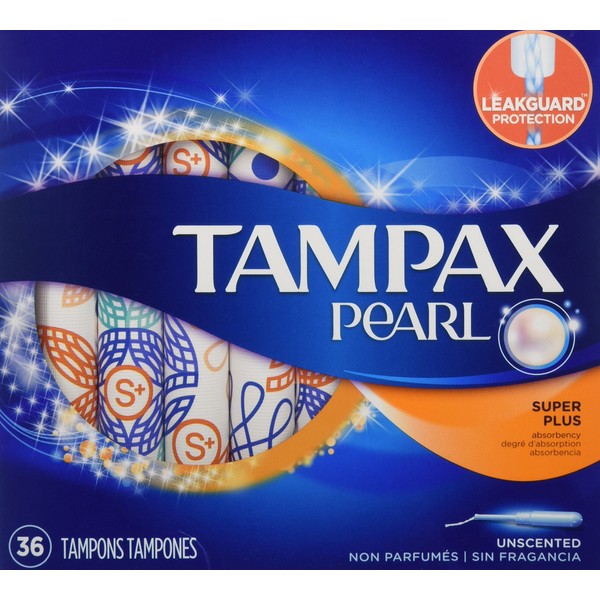 Tampax Pearl Tampons - Super Plus - 36 ct
