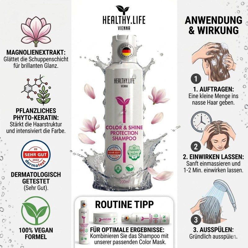 HLV - Colour & Shine Protecting Shampoo | Keratin &