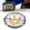 Wood Carving Chain Disc, 4 Inch Angle Grinder Chain Saw