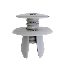 100 x Car Trim Clips Replacement Compatible with VW T4 T5, Trim Clamps Door Trim Clips OE: 70186729901 701867299