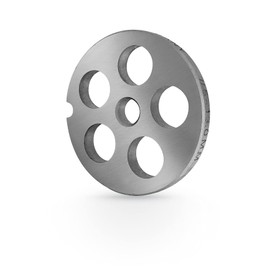 Wolfcut Inox Mincer Disc Size 5-13.0 mm Bores - Compatible / Replacement with All Standard Meat Grinders Size 5 - e.g.: Bosch MUM4/MUM5 - Alexanderwerk Size 5 - Jupiter Size 5 and Many More