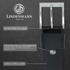 LINDENMANN Men's Leather Belt 40 mm Wide Belt Full Cowhide