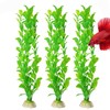 SunGrow Plastic Aquarium Plant Set, Resin Aquarium Decor, Tall Artificial