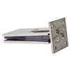 90 Degree Bathroom Door Clip Stainless Steel DoubleSided Shower Glass