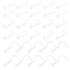 AVYRING 20G Nose Stud, Invisible Clear Nose Retainer with Bioflex