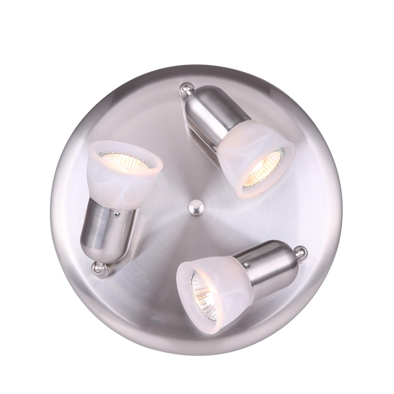 James 1 Light Ceiling Light, Brushed Pewter Finish